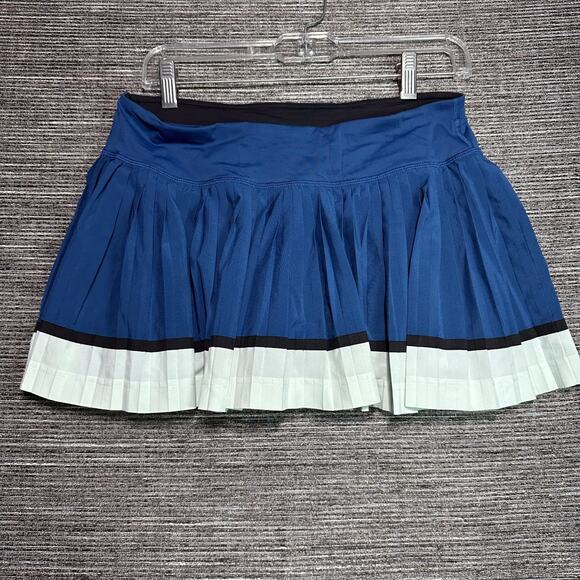 Lululemon Skorts Women's Size 6 Blue Pleat To Street Skirt - Picture 1 of 13